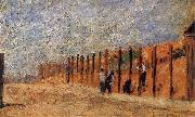 Georges Seurat Piling Farmer France oil painting artist